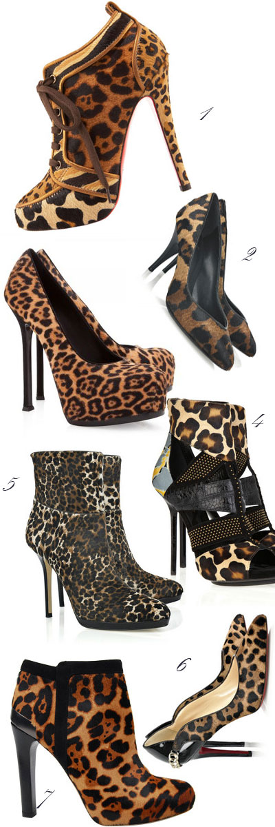 modele de pantofi leopard