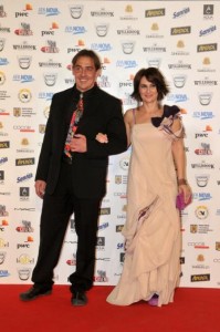 Bogdan Voda si Clara Voda la Gala Premiilor Gopo 2011
