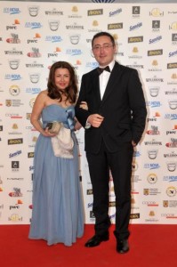 Daiana Voicu (Willbrook) si Tudor Giurgiu la Gala Premiilor Gopo 2011