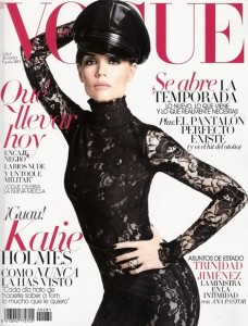 Katie Holmes pe coperta Vogue Spania August 2011