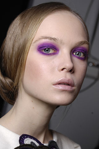 purple make up